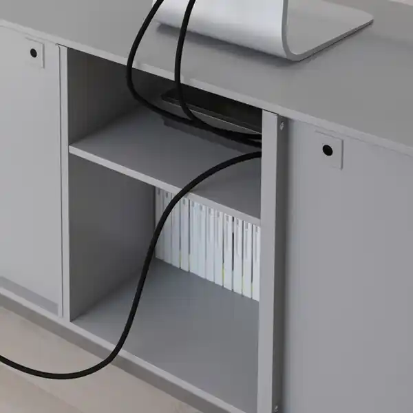 Bild 4 von TULLSTORP TV-Bank, grau 114x35x53 cm