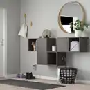 Bild 2 von EKET Schrankkombination für Wandmontage, dunkelgrau 175x35x70 cm
