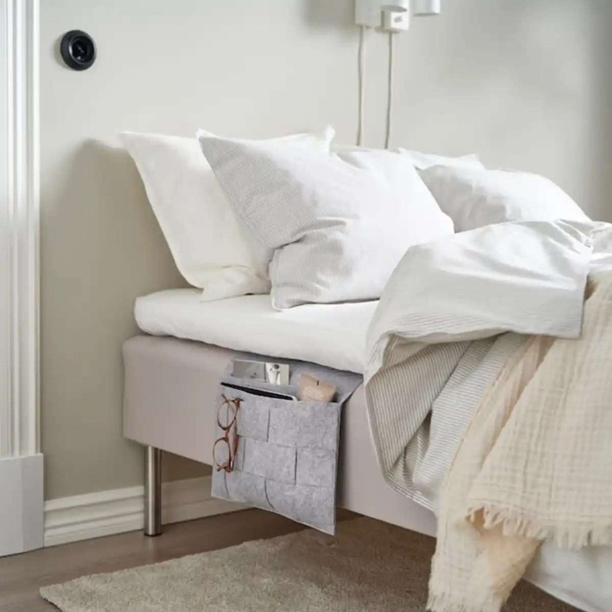 Bild 4 von SILÄNG Aufbewahrungstasche für Bett