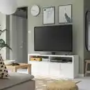 Bild 2 von KALLAX TV-Möbel, Kombination, weiß 147x39x60 cm