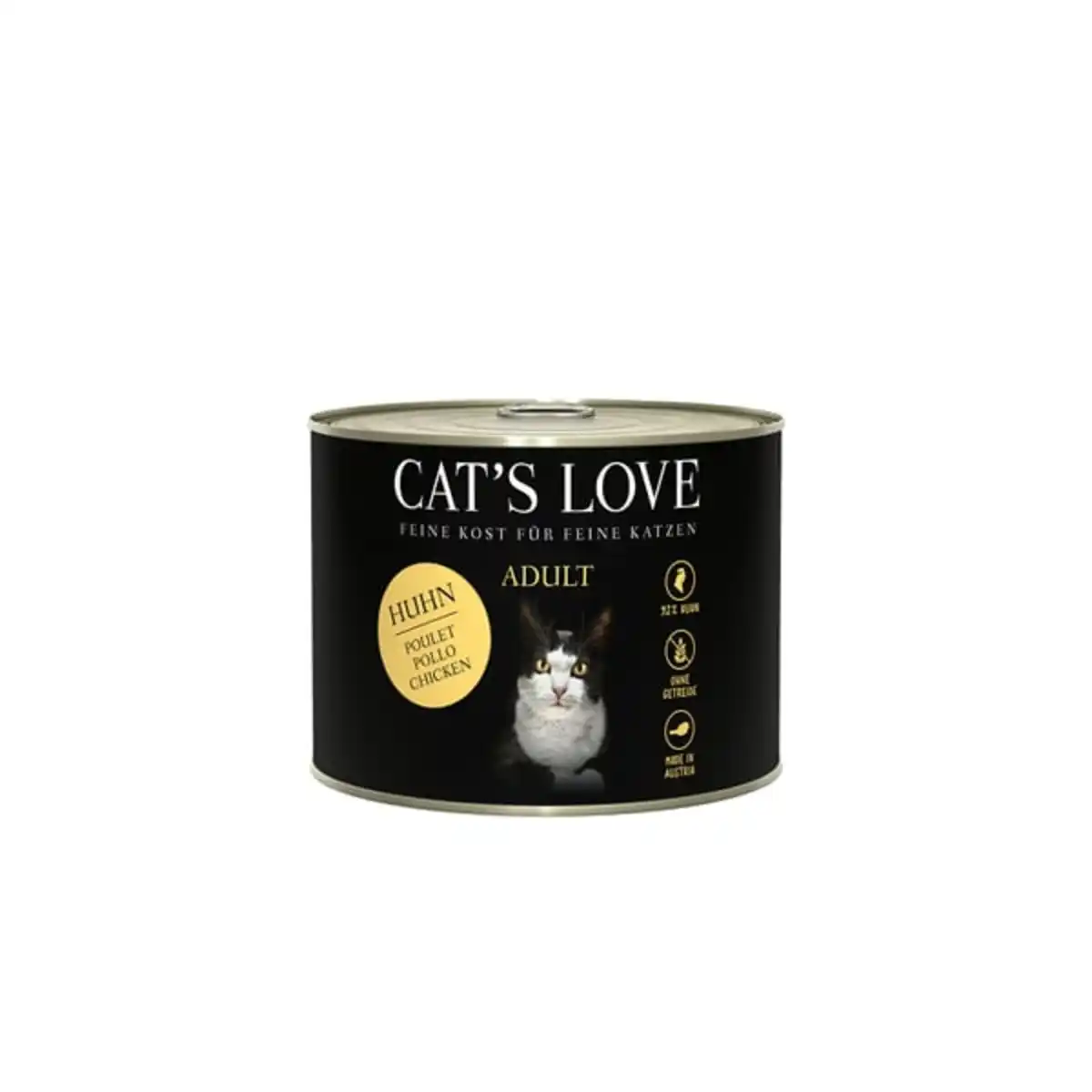 Bild 1 von Cat's Love Nassfutter Huhn Pur mit Leinöl und Brennnessel 200g