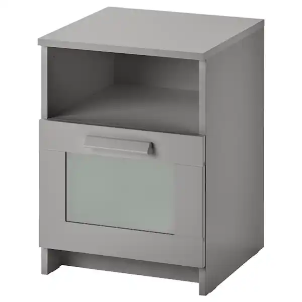 Bild 1 von BRIMNES Ablagetisch, grau 39x41 cm