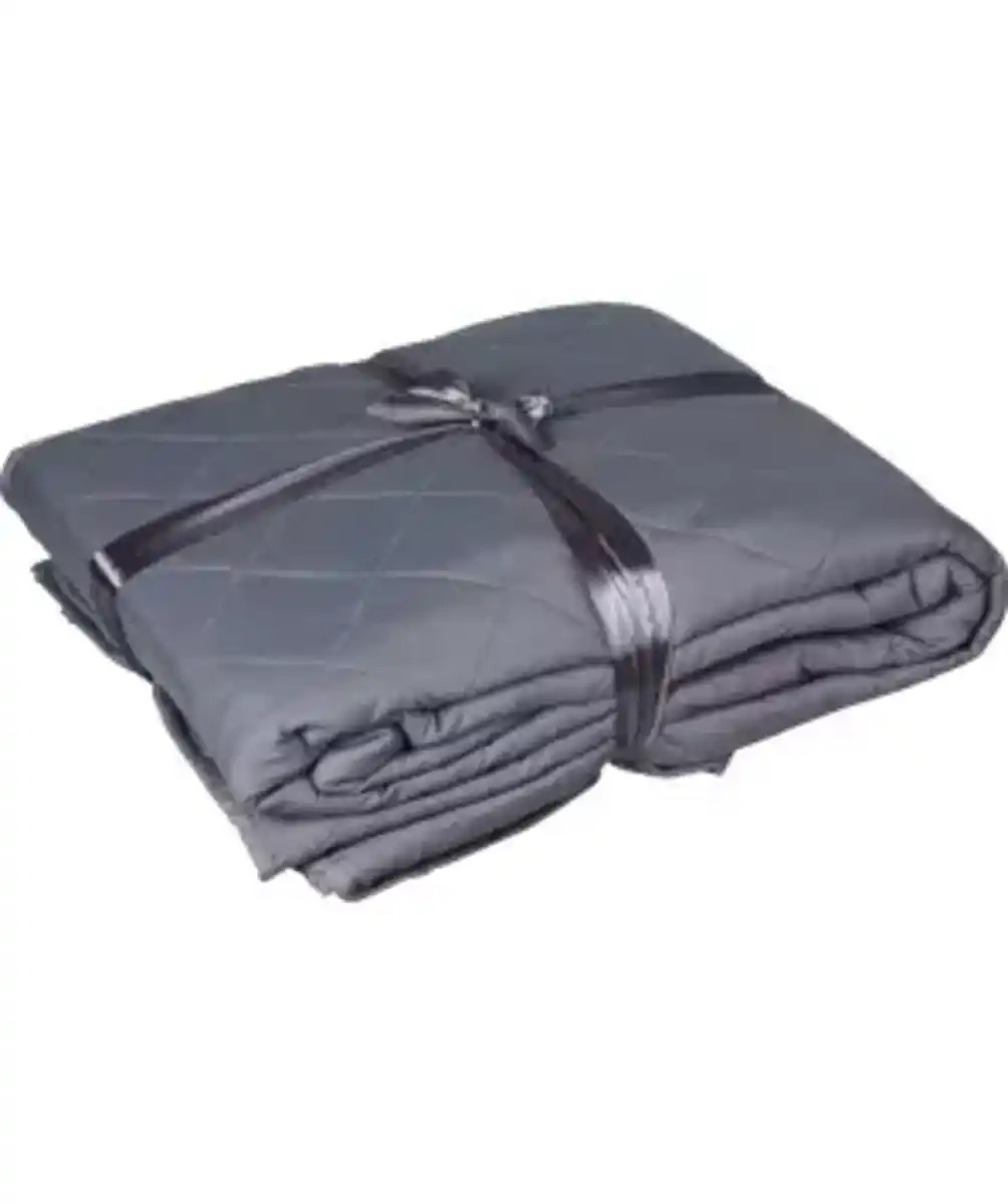 Bild 1 von Gesteppte Tagesdecke, grau