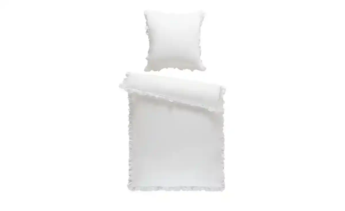 Bild 3 von como superior Satin Bettwäsche   ¦ weiß ¦ Maße (cm): B: 135 Bettwaren > Bettwäsche-Sets > Ganzjahresbettwäsche - Möbel Kraft