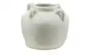 Bild 3 von HOME STORY Deko Vase   ¦ weiß ¦ Steingut ¦ Maße (cm): H: 16,5  Ø: 19.0 Dekoration > Vasen - Möbel Kraft