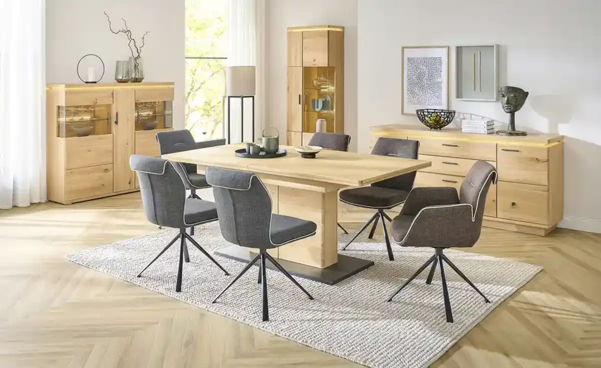 Bild 2 von Woodford Säulentisch  Alone ¦ holzfarben ¦ Maße (cm): B: 100 H: 77 Tische > Esstische - Möbel Kraft