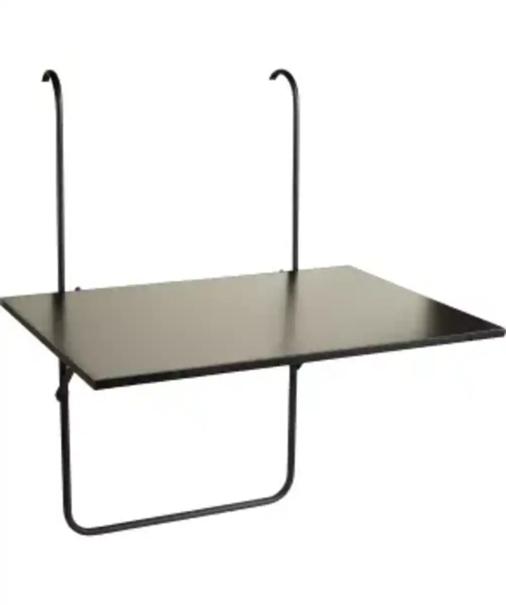 Bild 1 von Klappbarer Balkontisch, schwarz