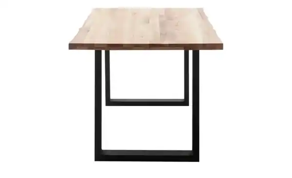 Bild 2 von Woodford Kufentisch massiv Malaisa ¦ holzfarben ¦ Maße (cm): B: 90 H: 76 Tische > Esstische - Möbel Kraft