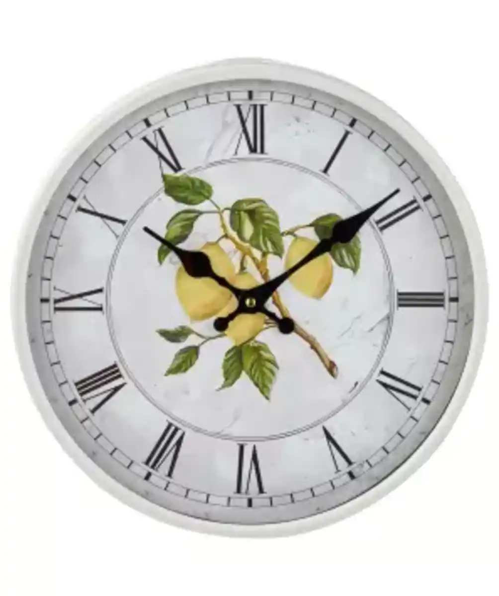 Bild 1 von Wanduhr mit Zitronen, bunt