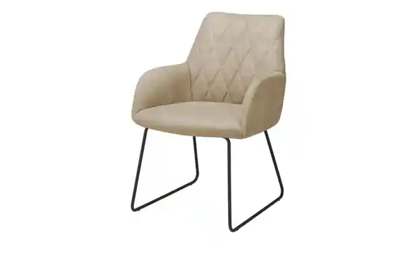 Bild 1 von Woodford Armlehnstuhl  Bristol ¦ beige ¦ Maße (cm): B: 60 H: 88 T: 67.0 Stühle > Esszimmerstühle - Möbel Kraft