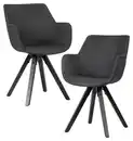 Bild 1 von Armlehnstuhl-Set 'WL6.115' WL6.115, Schwarz