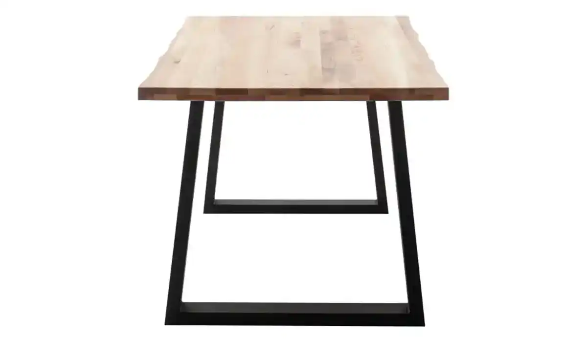 Bild 2 von Woodford Kufentisch massiv Malaisa ¦ holzfarben ¦ Maße (cm): B: 90 H: 76 Tische > Esstische - Möbel Kraft