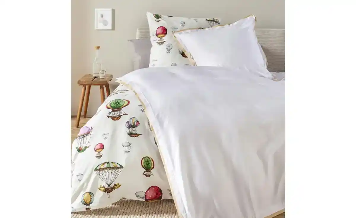 Bild 1 von como superior Satin Bettwäsche   ¦ weiß ¦ Maße (cm): B: 135 Bettwaren > Bettwäsche-Sets > Ganzjahresbettwäsche - Möbel Kraft