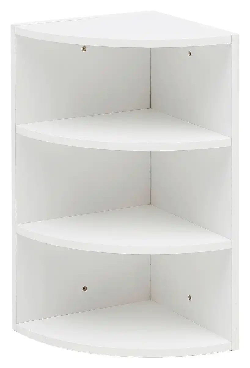 Bild 1 von Eckregal ca. 30x60x30 cm Weiß, Weiß