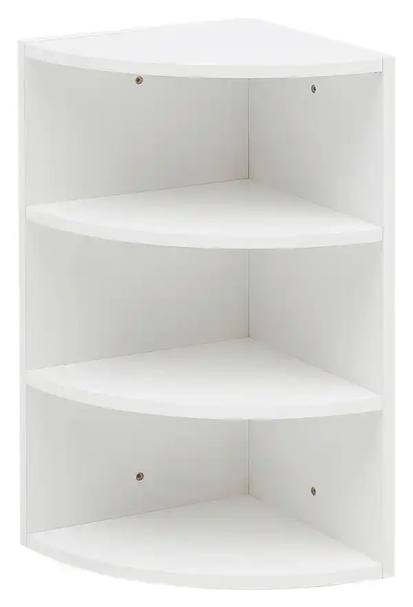 Bild 1 von Eckregal ca. 30x60x30 cm Weiß, Weiß