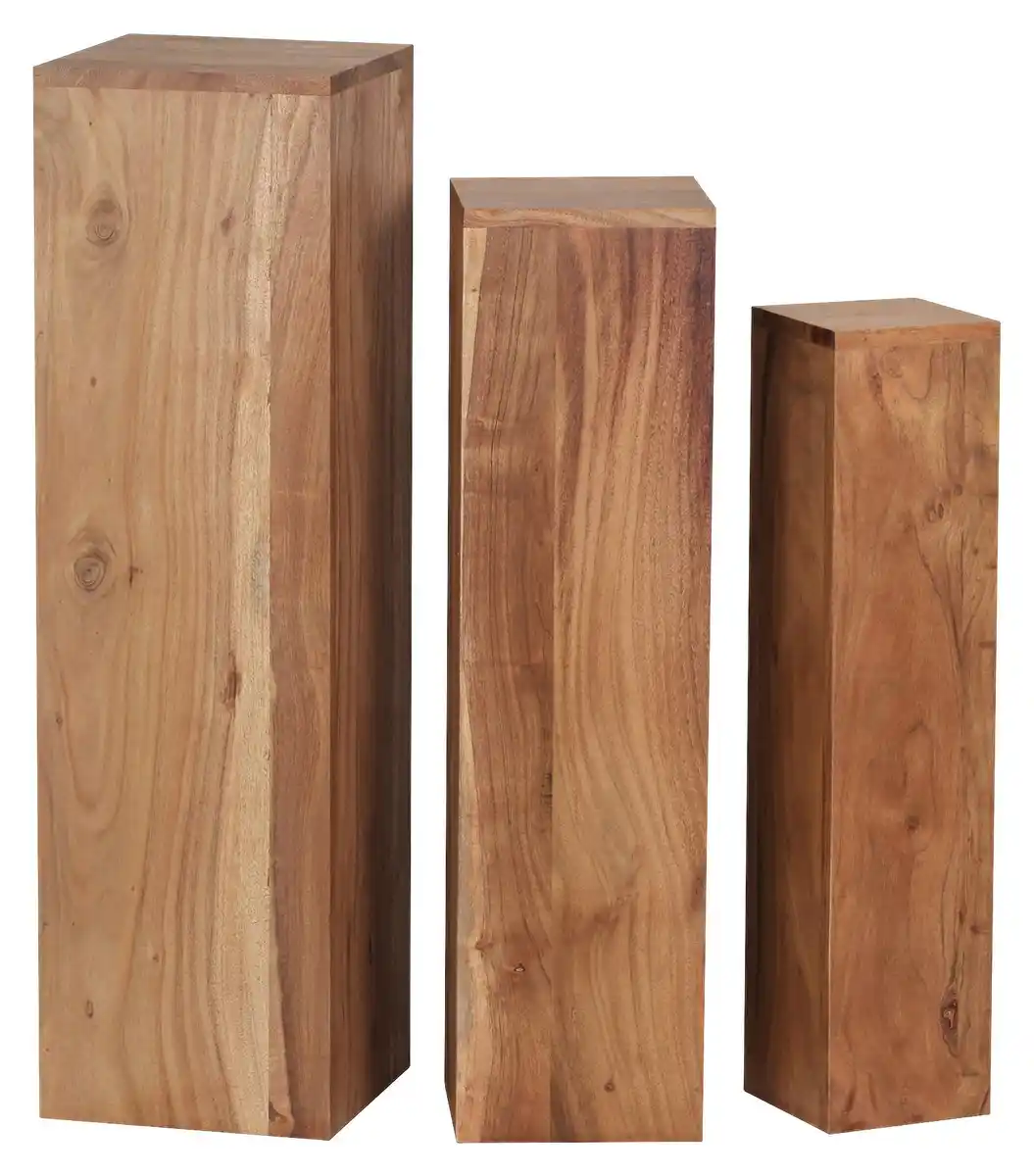 Bild 1 von Blumentischset in Akaziefarbe 'Mumbai', Akaziefarben