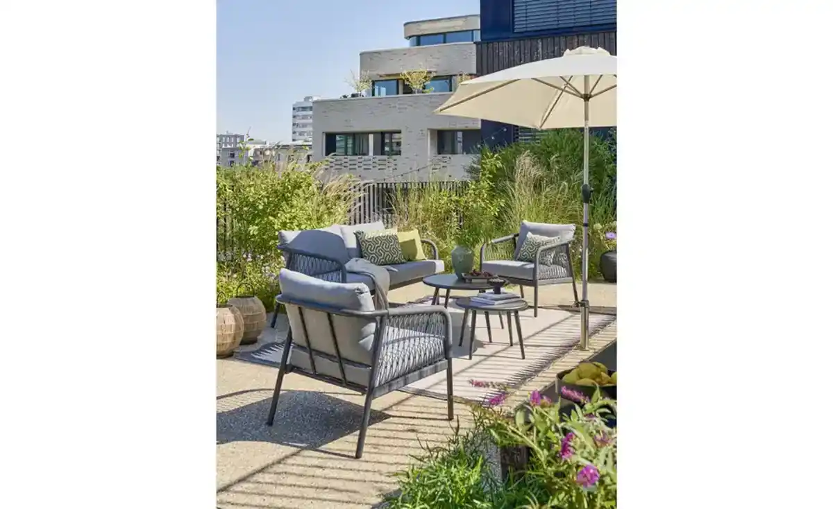 Bild 1 von Lounge-Set  Gibraltar ¦ grau Garten > Gartenmöbel > Gartenmöbelsets - Möbel Kraft