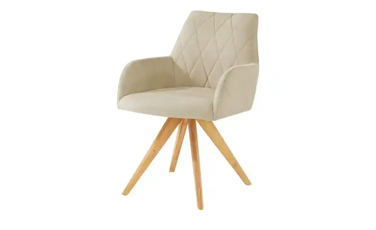 Bild 1 von Woodford Armlehnstuhl  Bristol ¦ creme ¦ Maße (cm): B: 60 H: 88 T: 67.0 Stühle > Esszimmerstühle - Möbel Kraft