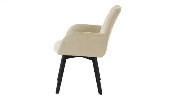 Bild 2 von Woodford Armlehnstuhl  Bristol ¦ creme ¦ Maße (cm): B: 60 H: 88 T: 67.0 Stühle > Esszimmerstühle - Möbel Kraft