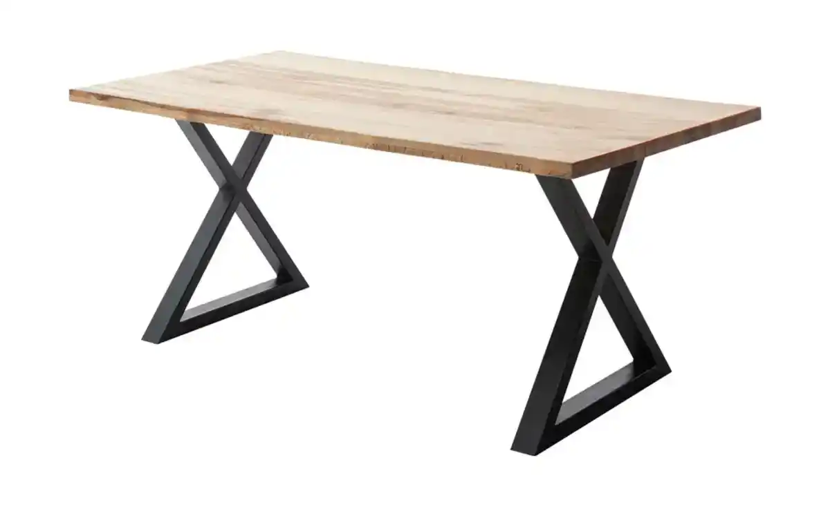 Bild 1 von Woodford Kufentisch massiv Malaisa ¦ holzfarben ¦ Maße (cm): B: 90 H: 76 Tische > Esstische - Möbel Kraft