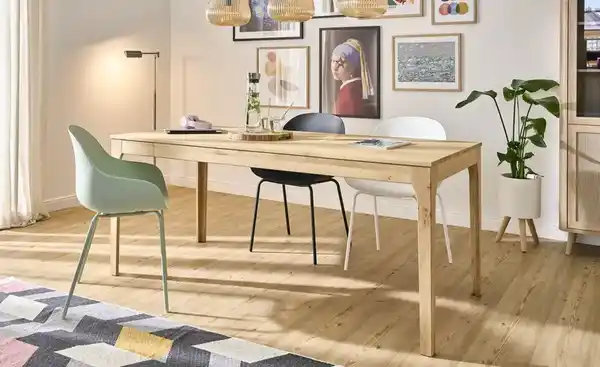 Bild 3 von smart Ausziehbarer Esstisch aus Wildeiche    ¦ holzfarben ¦ Maße (cm): B: 80 H: 76,5 Tische > Esstische - Möbel Kraft