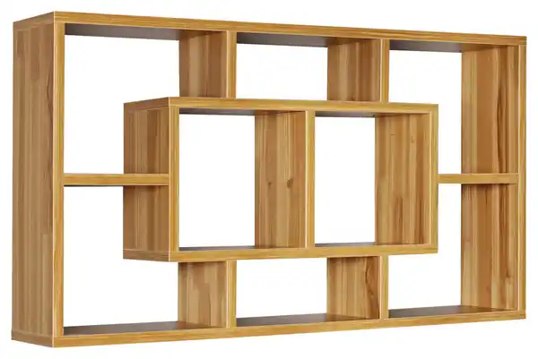Bild 1 von Wandregal Alex ca. 85x48x16 cm Buchefarben, Buchefarben