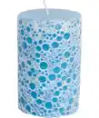 Bild 1 von Maritime Stumpenkerze, blau