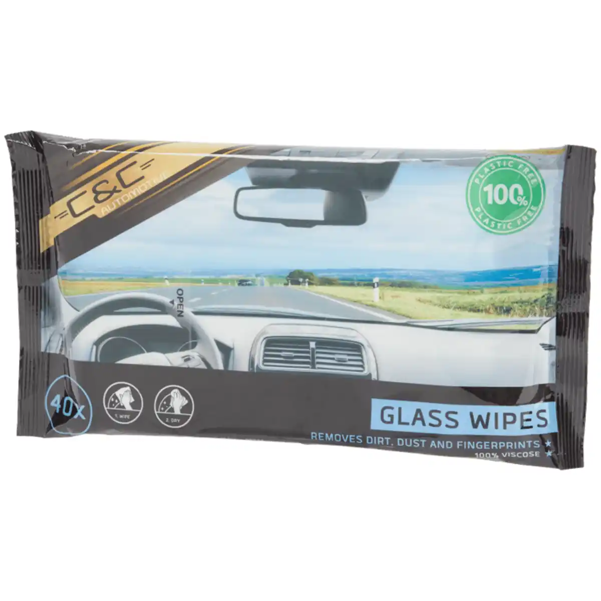 Bild 1 von C&C Feuchte Reinigungstücher fürs Auto