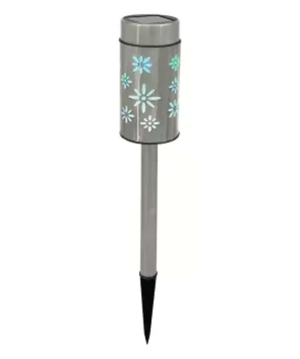 Bild 1 von Solarleuchte mit Erdspieß, silber