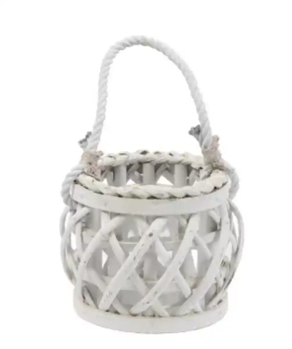 Bild 1 von Weidenlaterne, weiß