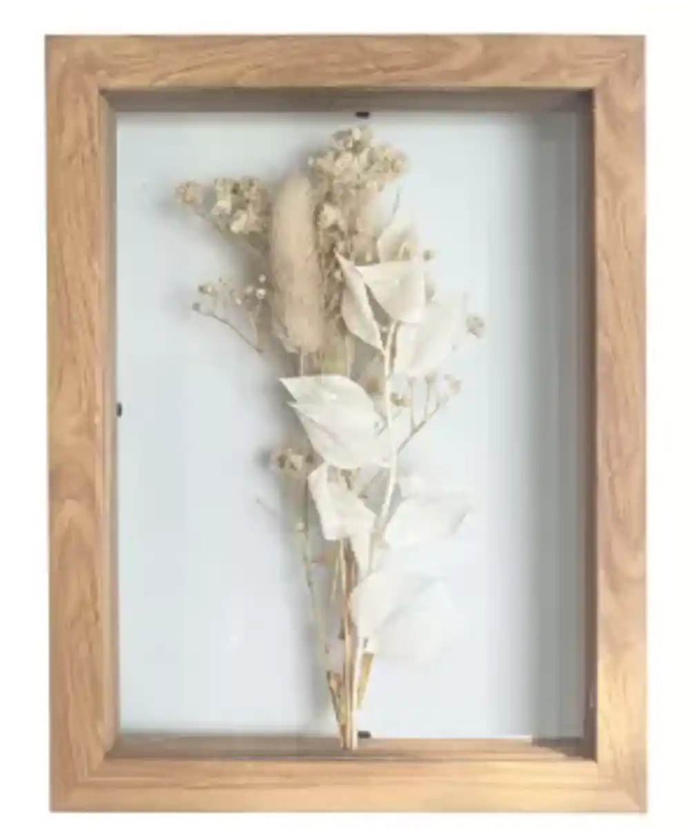 Bild 1 von Kunstblumen im Bilderrahmen, naturfarben