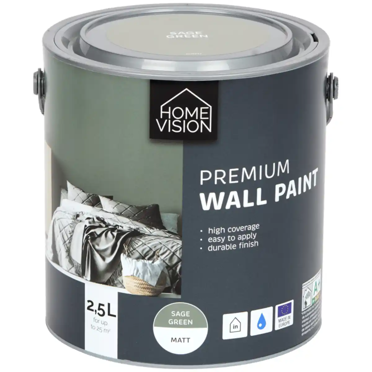 Bild 1 von Home Vision Matte Premium-Wandfarbe Sage Green