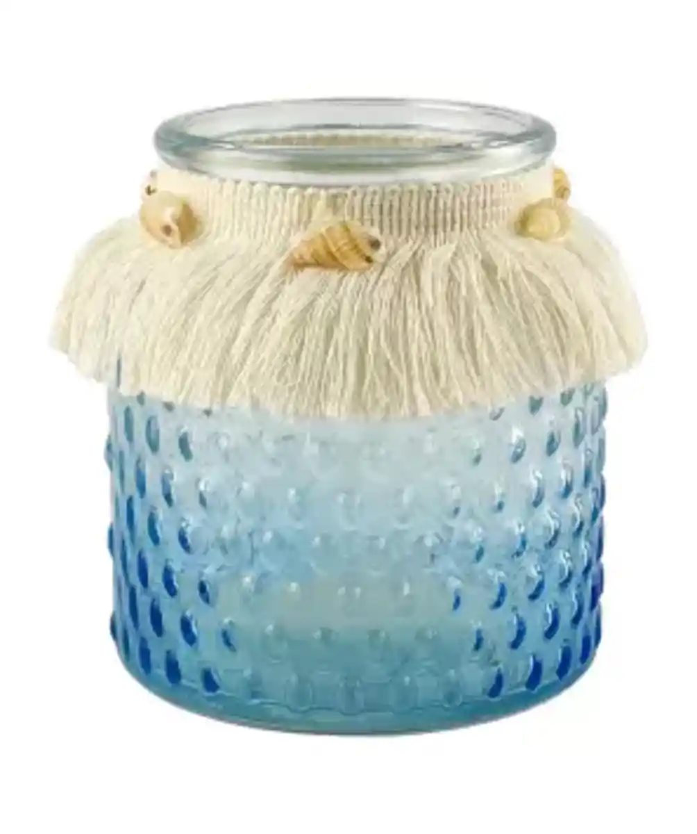 Bild 1 von Maritimer Teelichthalter, hellblau