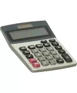 Taschenrechner, Silber gemustert