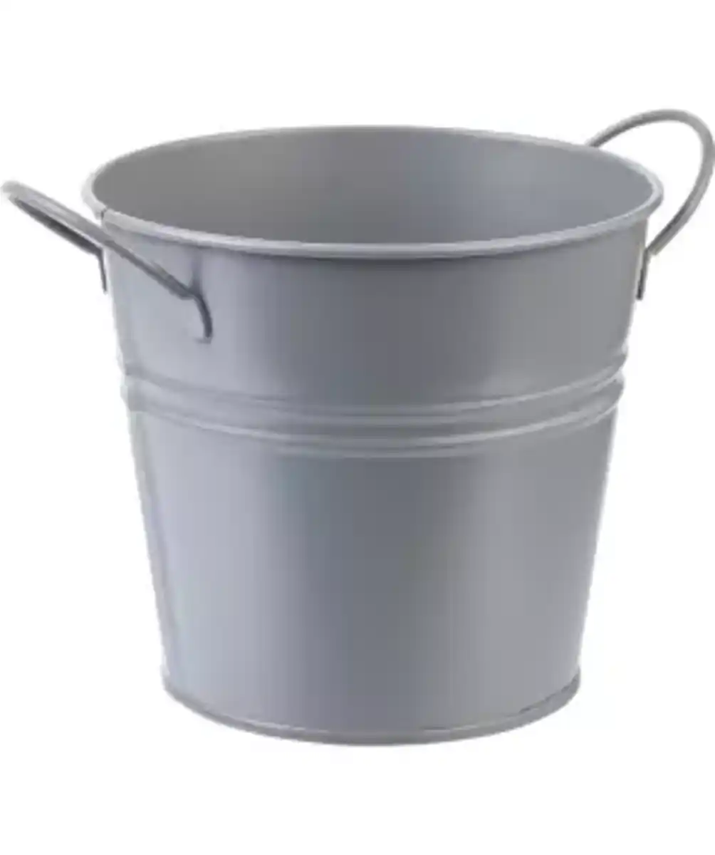 Bild 1 von Zink-Pflanztopf, grau