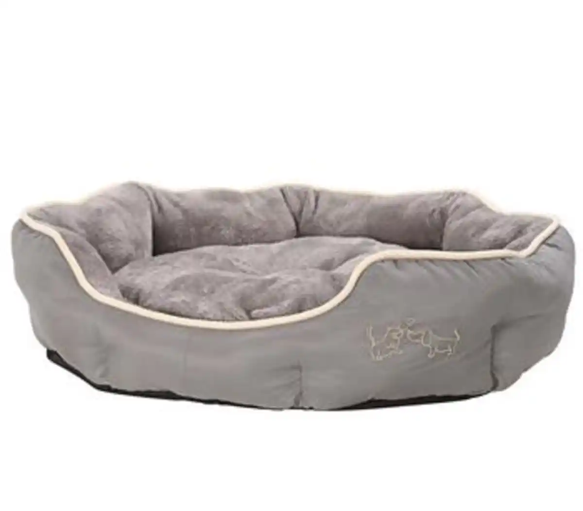 Bild 1 von Dehner Lieblinge Kuschelbett Sammy, oval, grau