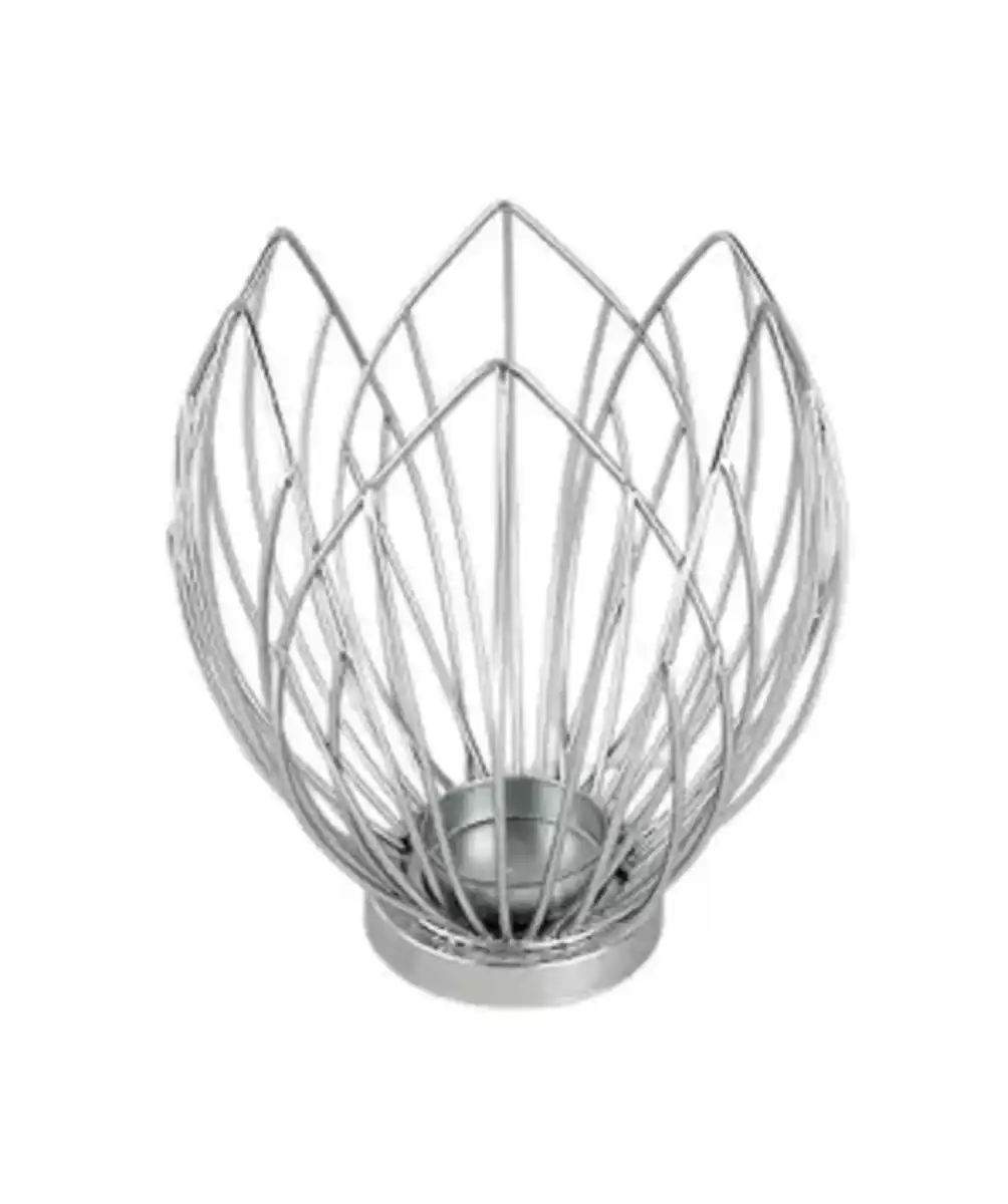 Bild 1 von Teelichthalter Seerose, silber