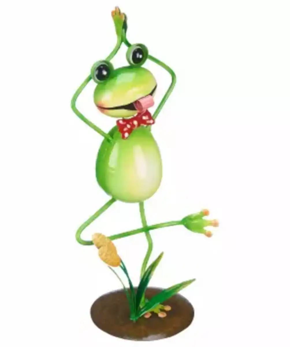 Bild 1 von Deko-Frosch aus Metall, grün