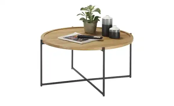 Bild 3 von Couchtisch   ¦ holzfarben ¦ Maße (cm): H: 40  Ø: 80.0 Tische > Couchtische - Möbel Kraft