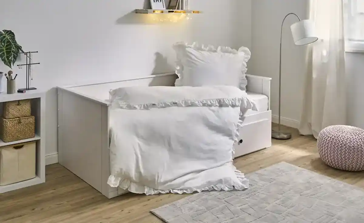 Bild 1 von como superior Satin Bettwäsche   ¦ weiß ¦ Maße (cm): B: 135 Bettwaren > Bettwäsche-Sets > Ganzjahresbettwäsche - Möbel Kraft