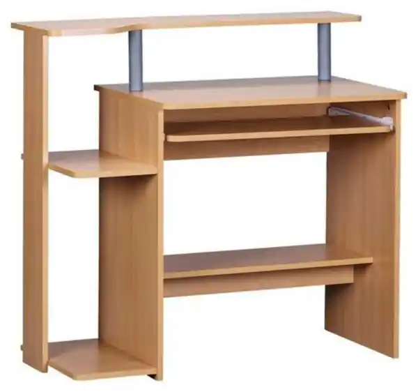 Bild 1 von Computertisch ca. 48x94x90 cm Buchefarben, Buchefarben