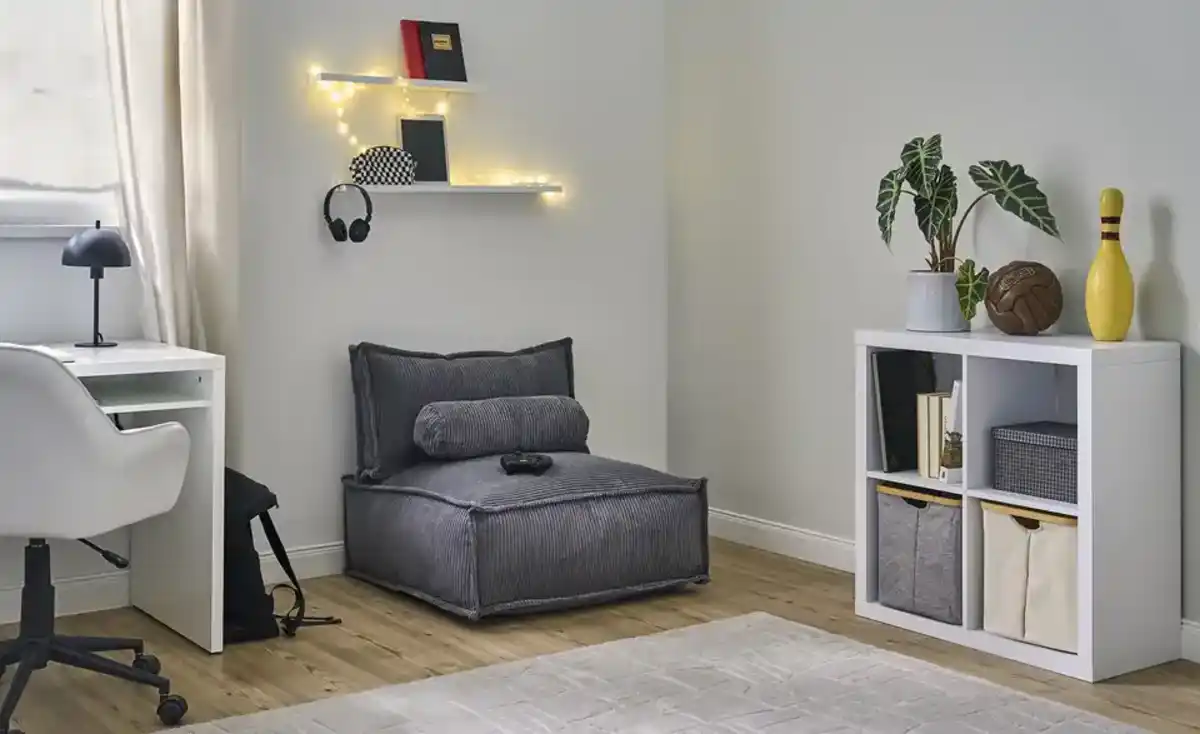 Bild 1 von Sitzsack  Lucas ¦ grau ¦ Maße (cm): B: 85 H: 85 T: 70.0 Polstermöbel > Hocker > Sitzsäcke - Möbel Kraft