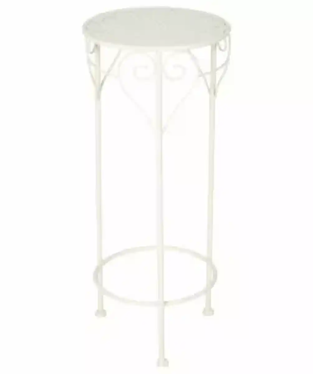 Bild 1 von Gartentisch mit runder Platte, creme