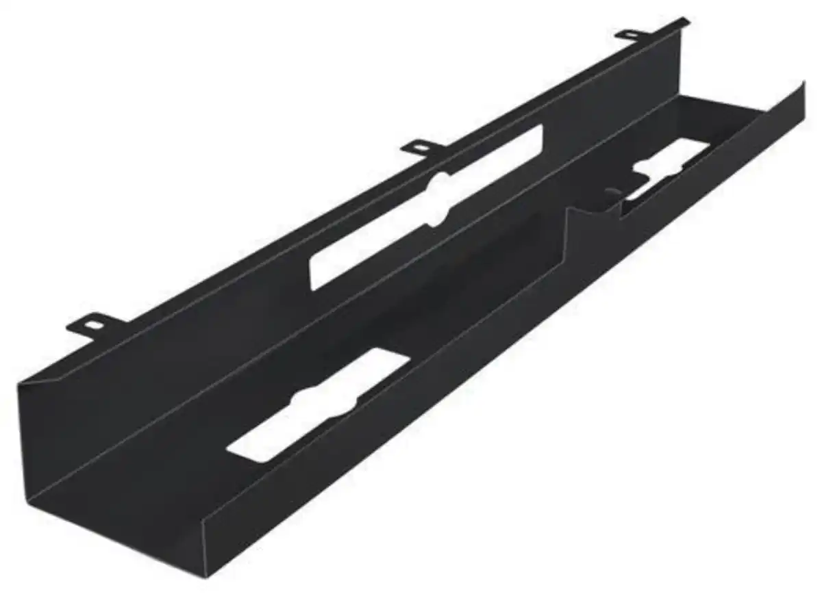 Bild 1 von Kabelkanal f. Schreibtisch ca. 80x13x7 cm Schwarz, Schwarz
