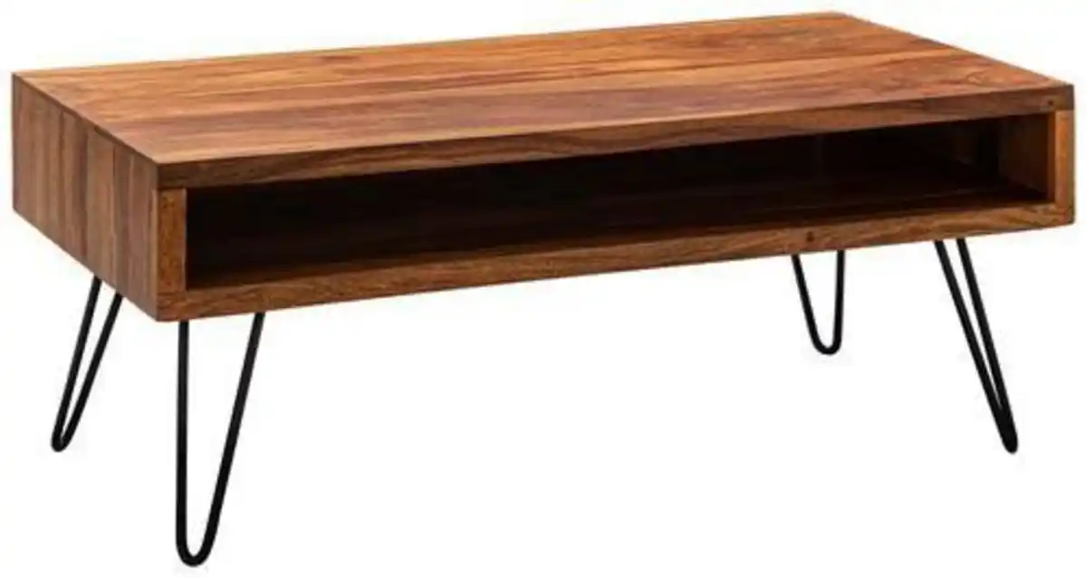 Bild 1 von Couchtisch in Sheeshamfarbe Echtholz, Sheeshamfarben