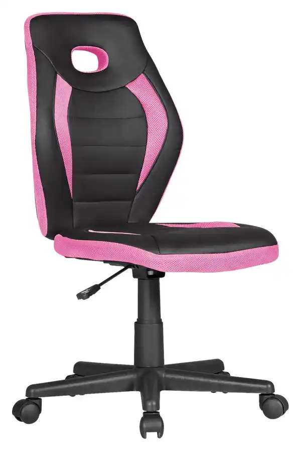 Bild 1 von Jugenddrehstuhl Luan ca. 63x91x63 cm Pink,Schwarz, Schwarz, Pink