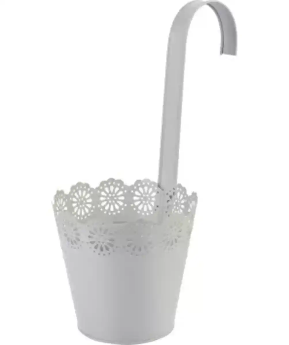 Bild 1 von Zink Pflanztopf, grau