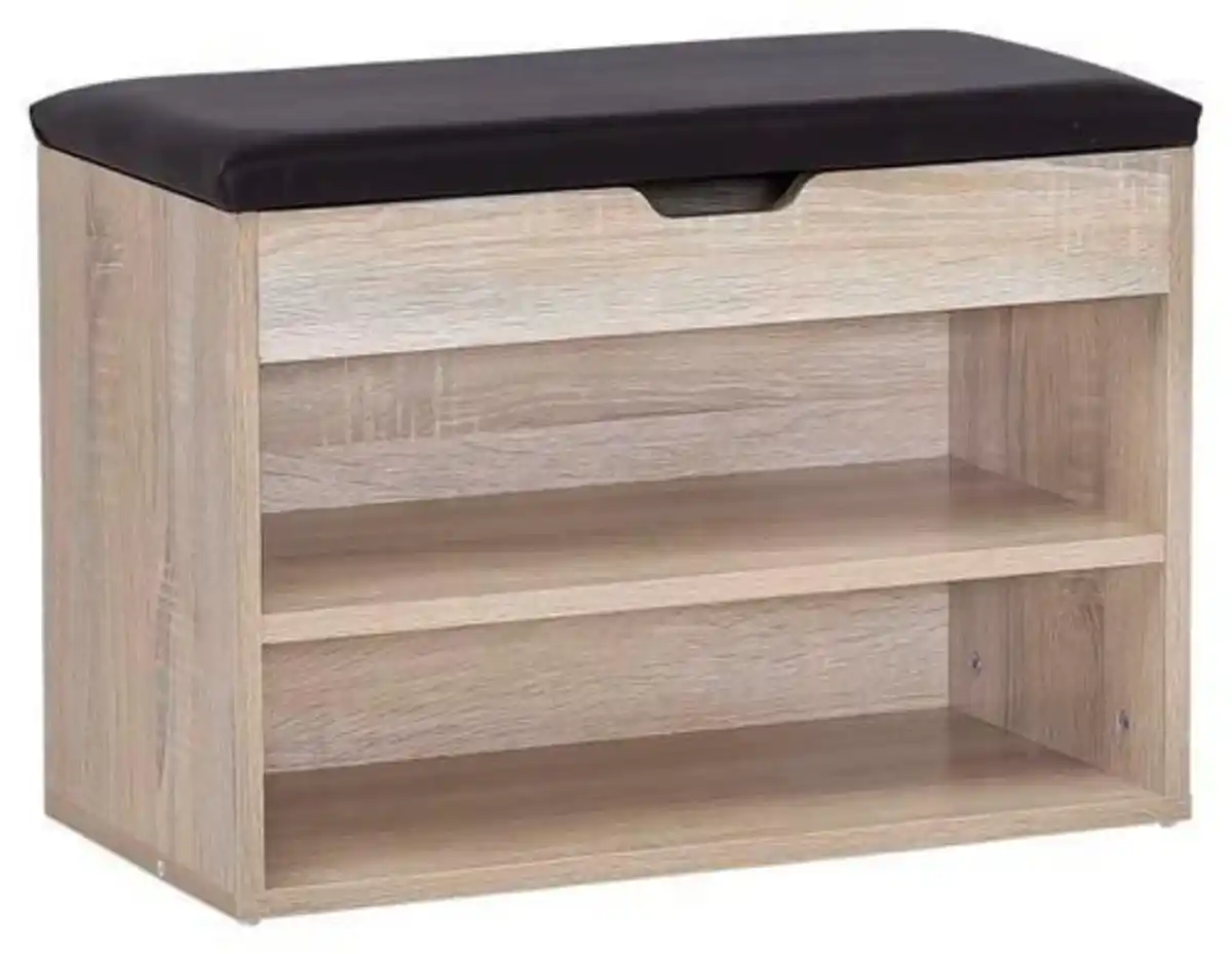 Bild 1 von Schuhbank Sofia ca. 60x40 cm Sonoma Eiche, Sonoma Eiche