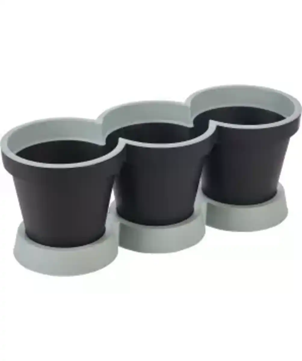 Bild 1 von Kräutertopf mit Untersetzer, anthrazit