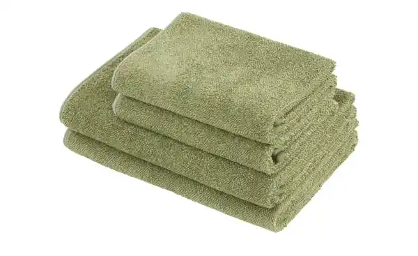 Bild 3 von Kleine Wolke Handtuch-Set grün  4 teilig  Chill ¦ grün Heimtextilien > Badtextilien und Zubehör > Handtücher - Möbel Kraft